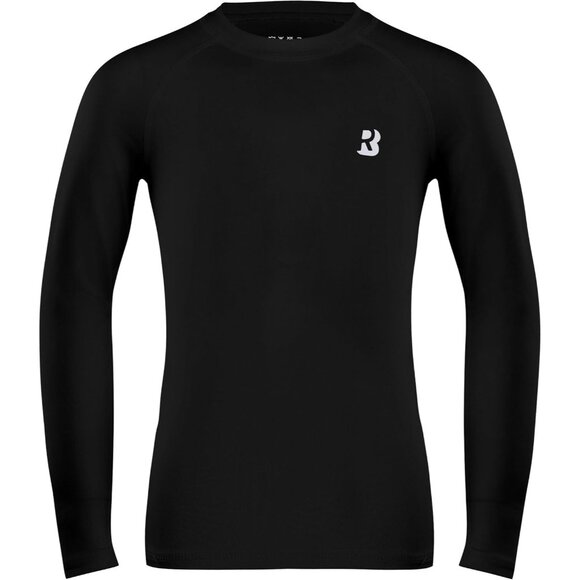 ⚡Boys Compression Shirt Youth Long Sleeve Quick Dry Athletic Base Layer Sports - Picture 2 of 8